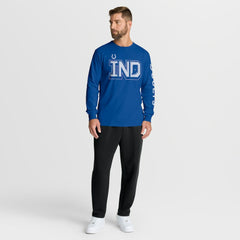 Indianapolis Colts Hometown Sweep Legacy Long Sleeve T-Shirt - Royal on sale