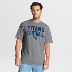 Tennessee Titans First Down Tribute Tri-Blend T-Shirt - Heather Gray online