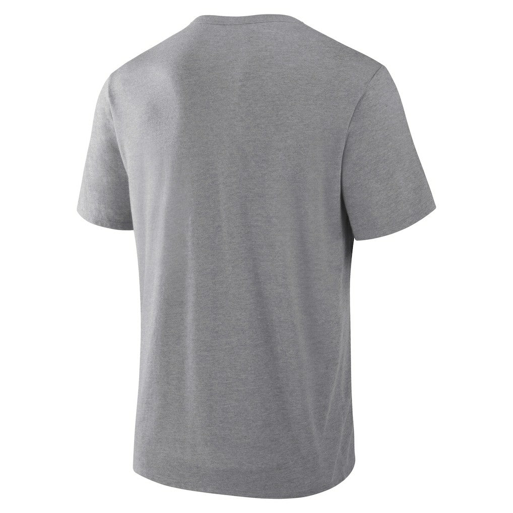 Los Angeles Chargers First Down Tribute Tri-Blend T-Shirt - Heather Gray discount