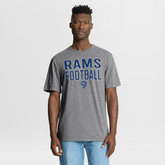Los Angeles Rams First Down Tribute Tri-Blend T-Shirt - Heather Gray outlet