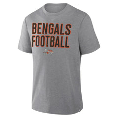 Cincinnati Bengals First Down Tribute Tri-Blend T-Shirt - Heather Gray sale