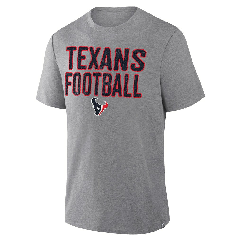 Houston Texans First Down Tribute Tri-Blend T-Shirt - Heather Gray outlet