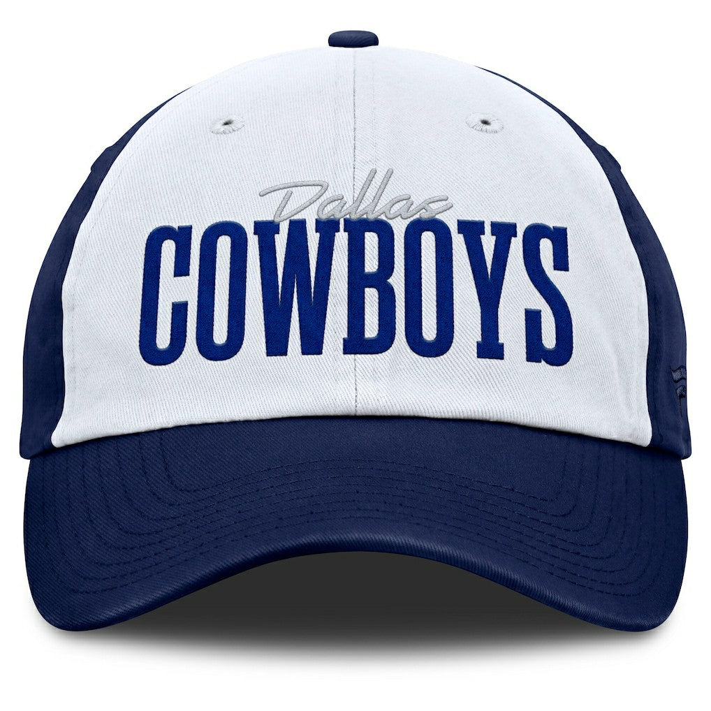 Dallas Cowboys Women's Fanzone Adjustable Hat - White/Navy cheap