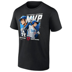 Shohei Ohtani Los Angeles Dodgers 2024 National League MVP Exclusive Anime T-Shirt Black