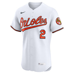 Gunnar Henderson Baltimore Orioles Home Elite Jersey White