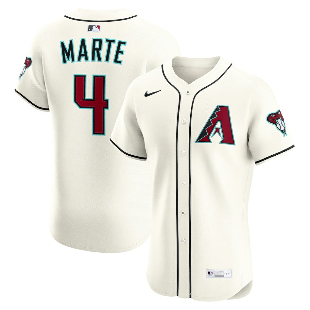 Ketel Marte Arizona Diamondbacks Home Elite Jersey Cream