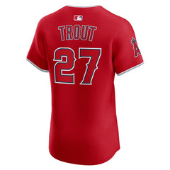 Mike Trout Los Angeles Angels Alternate Elite Jersey Red
