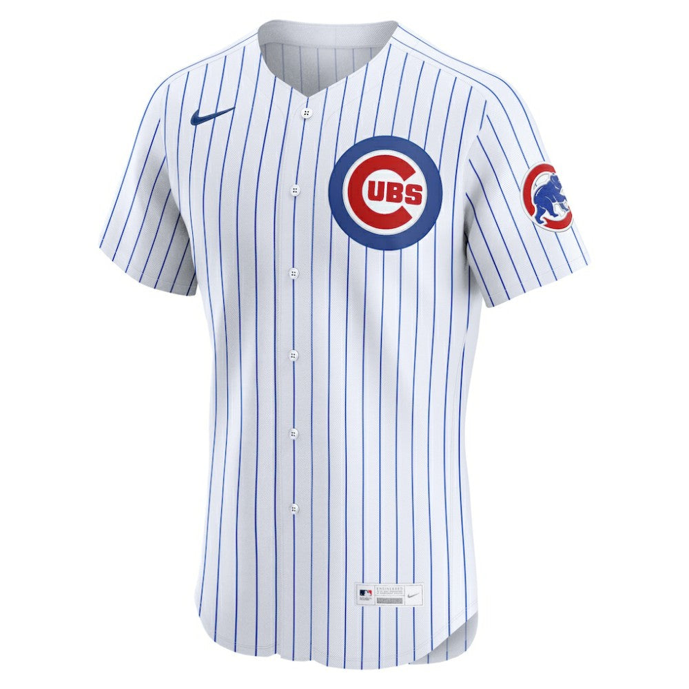Dansby Swanson Chicago Cubs Home Elite Jersey White