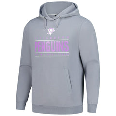 Pittsburgh Penguins Levelwear Hockey Fights Cancer Pulsar Off Season Tri-Blend Pullover Hoodie - Gray Hoodies