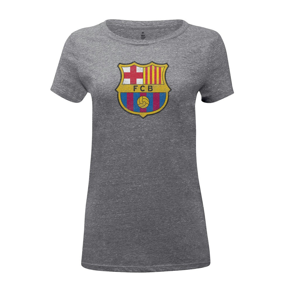 Barcelona 1863FC Women's Color Badge Tri-Blend T-Shirt - Heather Gray sale