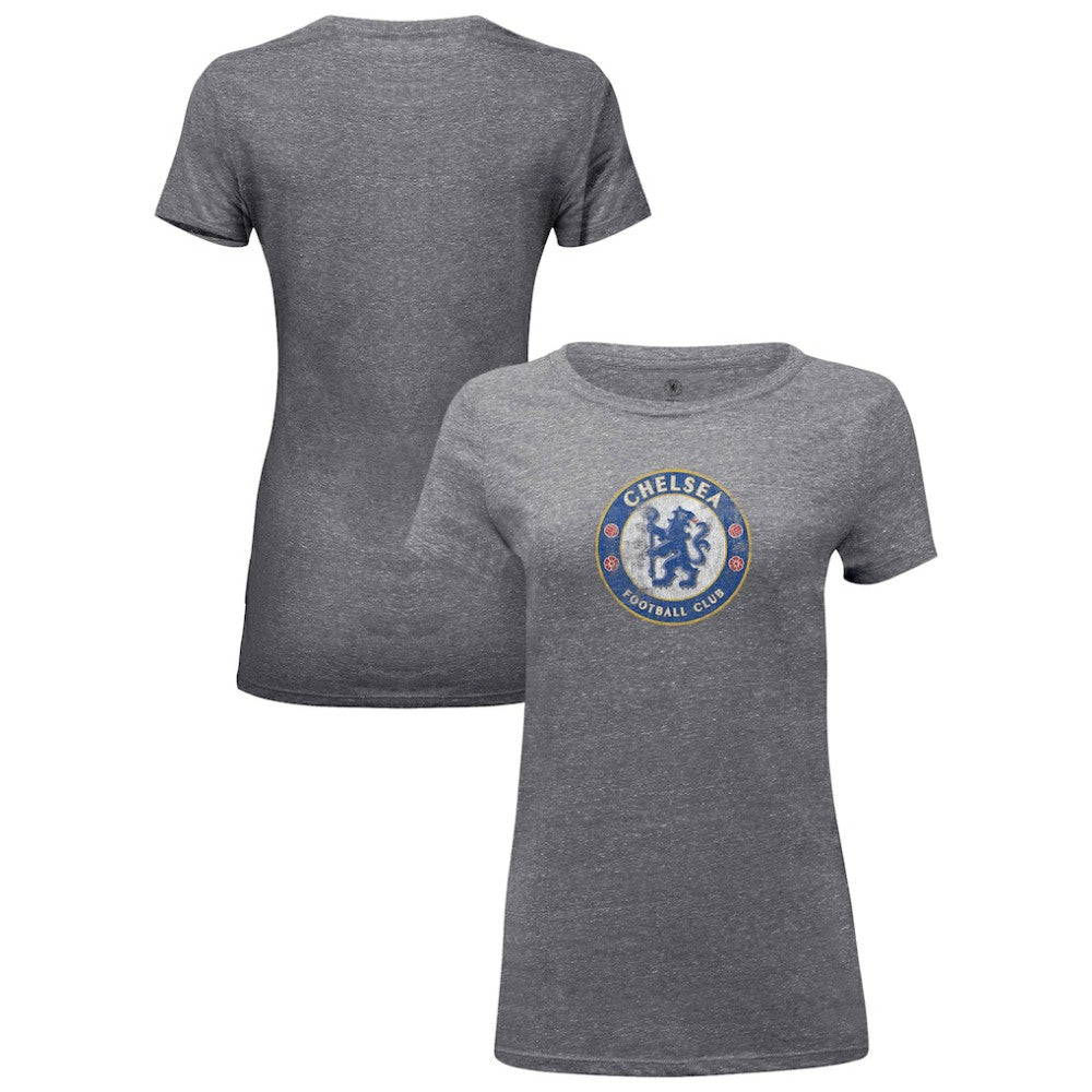 Chelsea 1863FC Women's Color Badge Tri-Blend T-Shirt - Heather Gray cheap