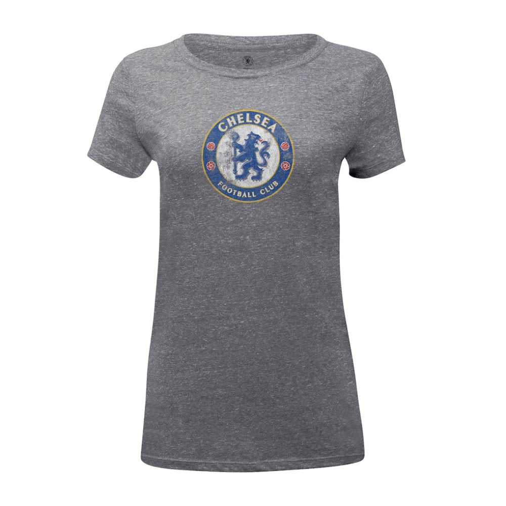 Chelsea 1863FC Women's Color Badge Tri-Blend T-Shirt - Heather Gray cheap