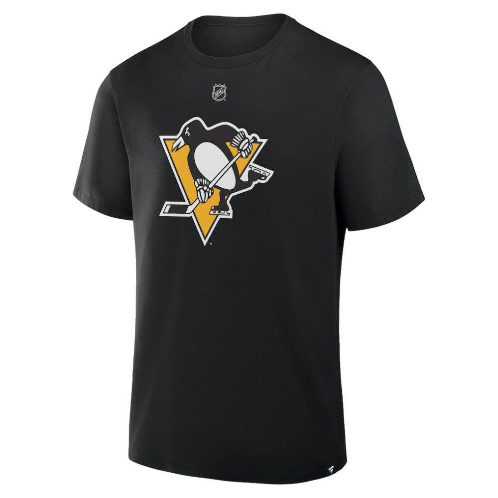 Kris Letang Pittsburgh Penguins Fanatics Authentic Stack Name & Number T-Shirt - Black T-shirts