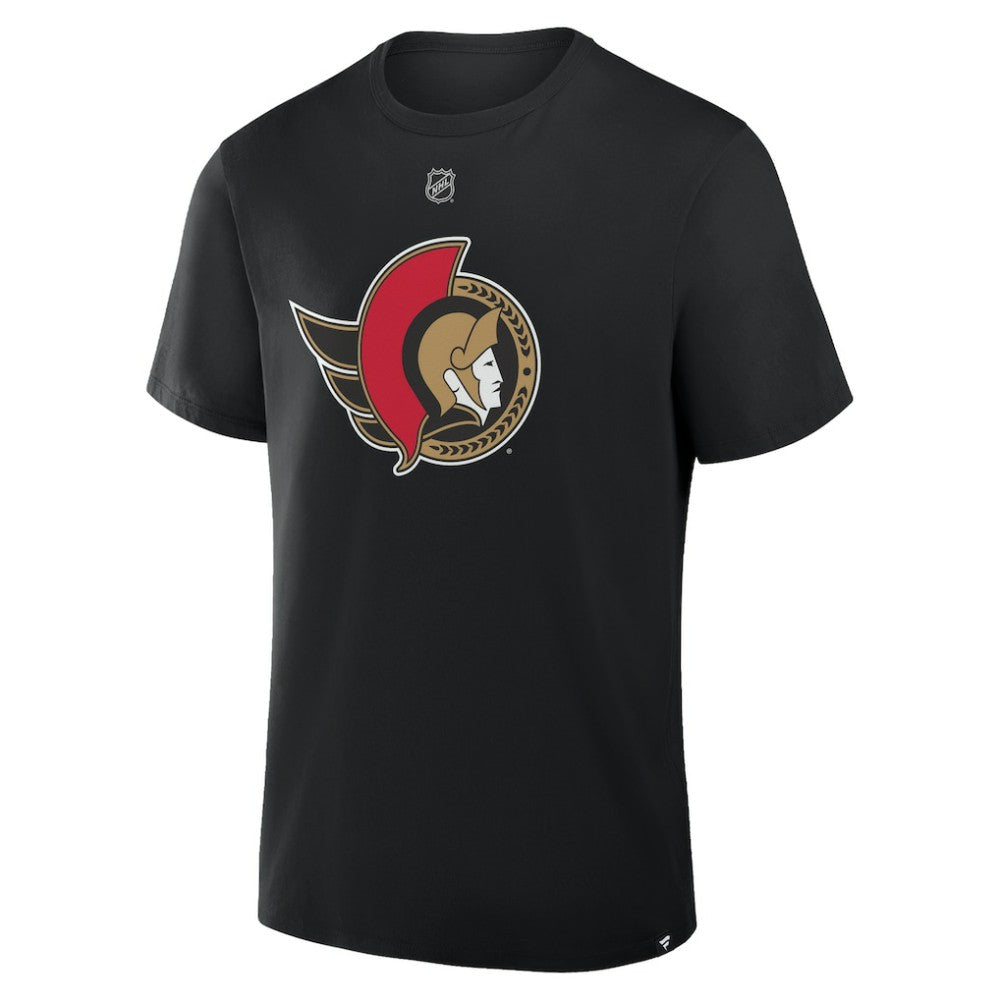 Tim Stutzle Ottawa Senators Fanatics Authentic Stack Name & Number T-Shirt - Black T-shirts
