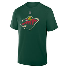 Kirill Kaprizov Minnesota Wild Fanatics Authentic Stack Name & Number T-Shirt - Green T-shirts