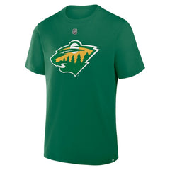 Matthew Boldy Minnesota Wild Fanatics Authentic Stack Name & Number T-Shirt - Kelly Green T-shirts