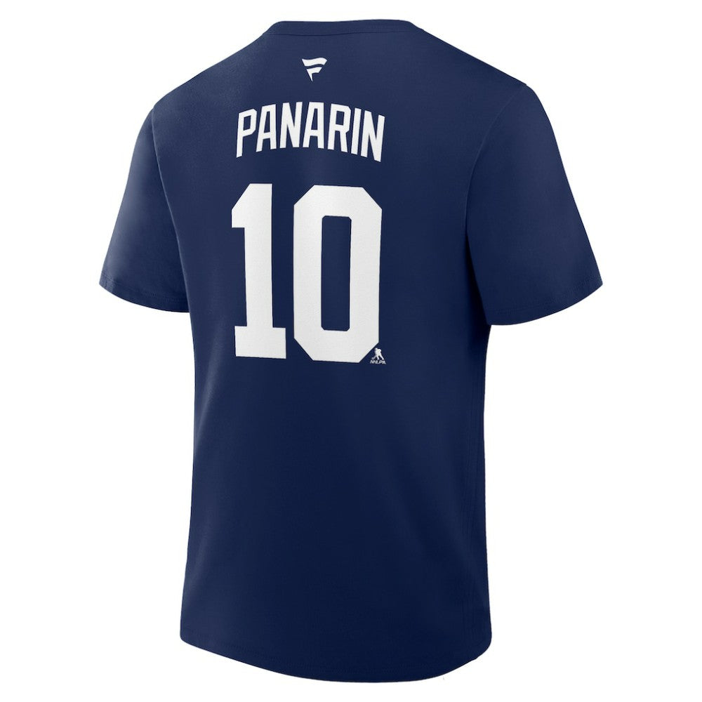 Artemi Panarin New York Rangers Fanatics Authentic Stack Name & Number T-Shirt - Navy T-shirts
