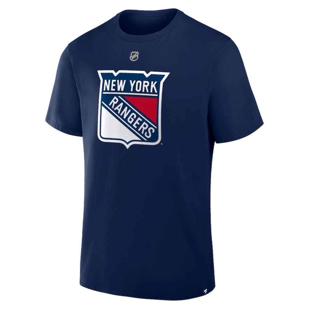 Mika Zibanejad New York Rangers Fanatics Authentic Stack Name & Number T-Shirt - Navy T-shirts