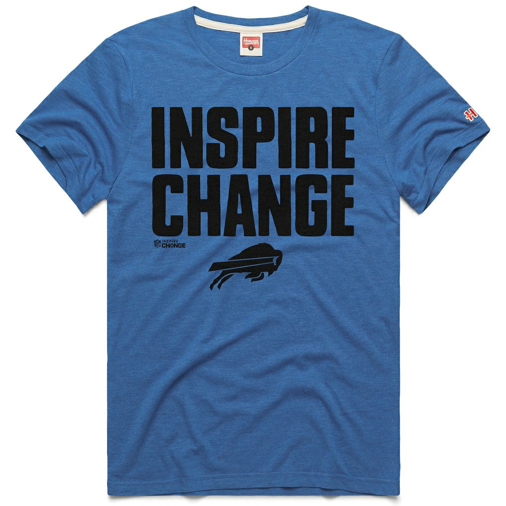 Buffalo Bills Homage Unisex 2024 Inspire Change Tri-Blend T-Shirt - Royal cheap