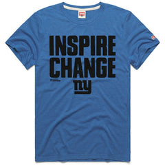 New York Giants Homage Unisex 2024 Inspire Change Tri-Blend T-Shirt - Royal sale