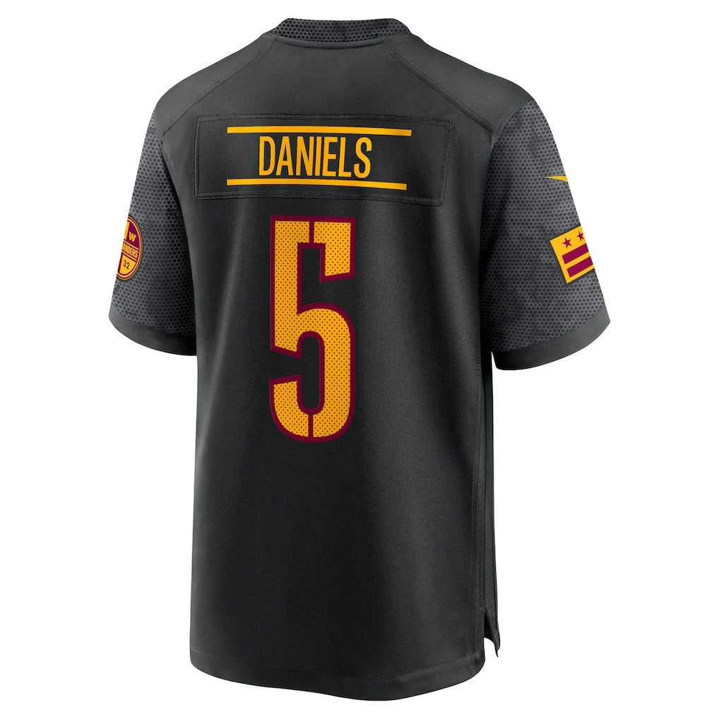 Jayden Daniels Washington Commanders Alternate Game Player Jersey - Black cheap