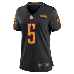 Jayden Daniels Washington Commanders Women's Alternate Game Player Jersey - Black outlet