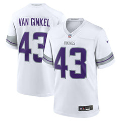 Andrew Van Ginkel Minnesota Vikings Alternate Game Jersey - White discount
