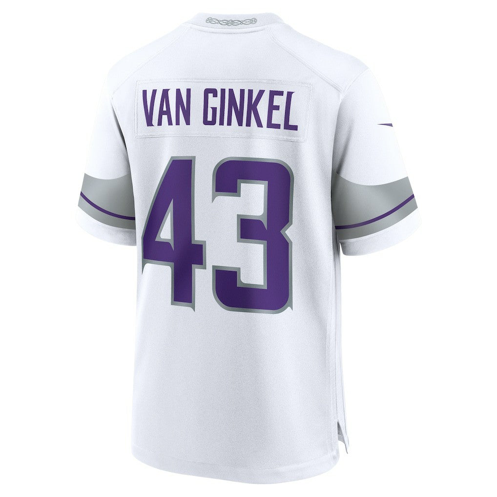 Andrew Van Ginkel Minnesota Vikings Alternate Game Jersey - White discount