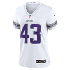 Andrew Van Ginkel Minnesota Vikings Women's Alternate Game Jersey - White discount