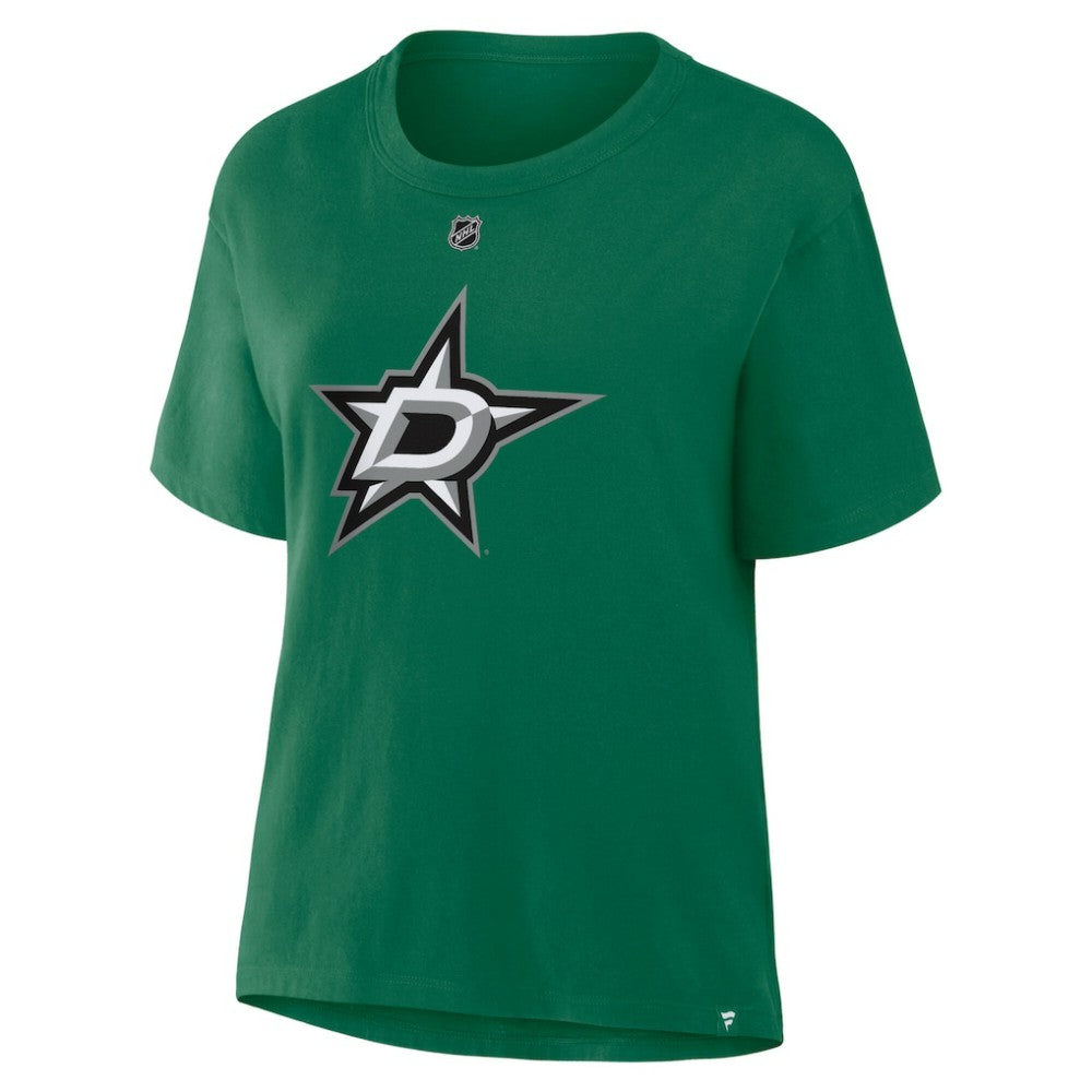 Tyler Seguin Dallas Stars Fanatics Women's Authentic Stack Name & Number T-Shirt - Kelly Green T-shirts