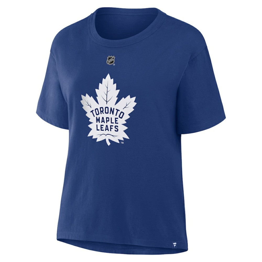 William Nylander Toronto Maple Leafs Fanatics Women's Authentic Stack Name & Number T-Shirt - Blue T-shirts