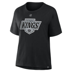 Drew Doughty Los Angeles Kings Fanatics Women's Authentic Stack Name & Number T-Shirt - Black T-shirts