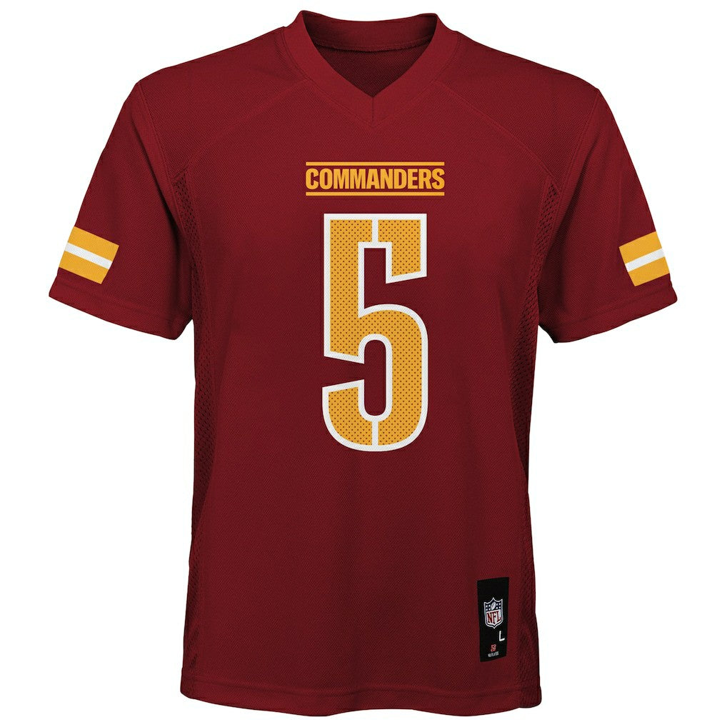 Jayden Daniels Washington Commanders Youth Replica Player Jersey - Burgundy outlet