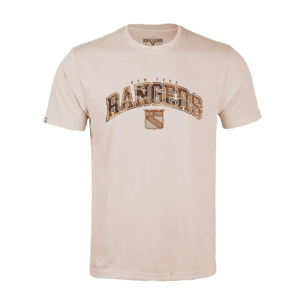New York Rangers Levelwear Desert Camo Richmond Decoy T-Shirt - Khaki T-shirts