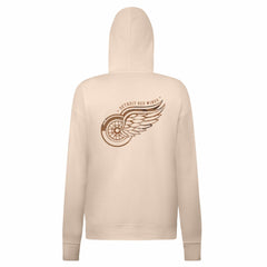 Detroit Red Wings Levelwear Women's Desert Camo Adorn Battalion Pullover Hoodie - Khaki Hoodies