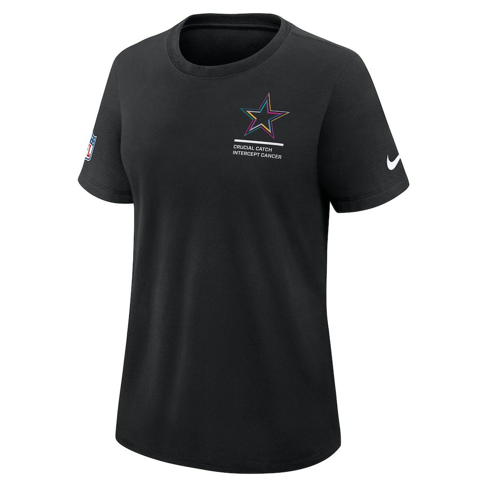 Dallas Cowboys Women's 2025 NFL Crucial Catch Tri-Blend Dri-FIT T-Shirt - Black online