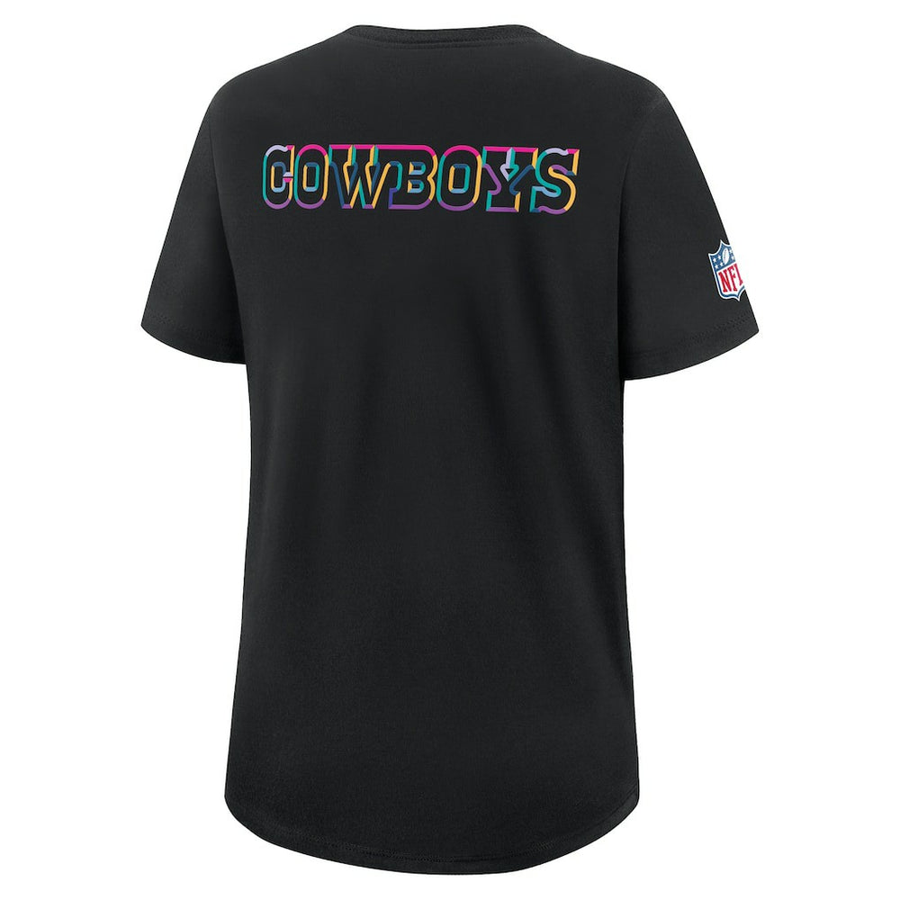 Dallas Cowboys Women's 2025 NFL Crucial Catch Tri-Blend Dri-FIT T-Shirt - Black online
