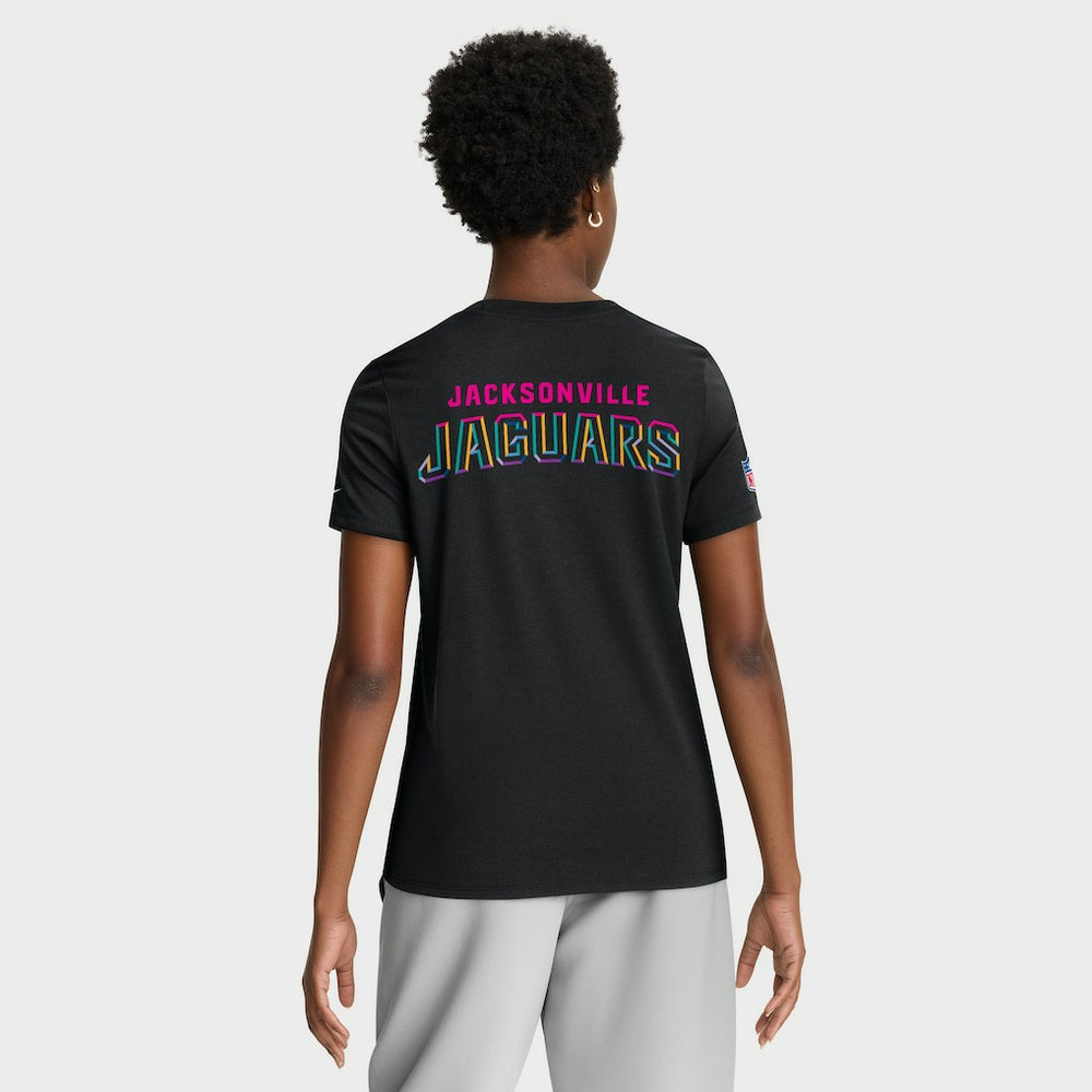 Jacksonville Jaguars Women's 2025 NFL Crucial Catch Tri-Blend Dri-FIT T-Shirt - Black online