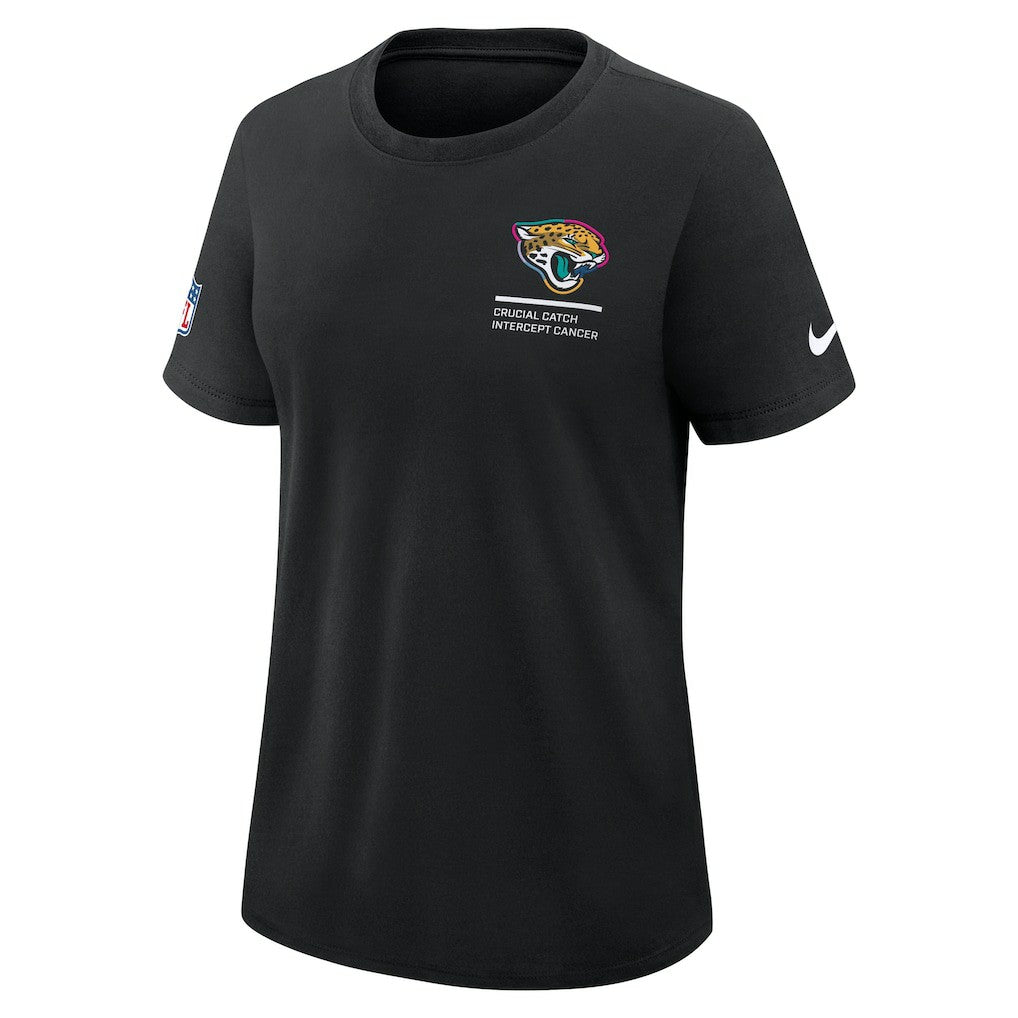 Jacksonville Jaguars Women's 2025 NFL Crucial Catch Tri-Blend Dri-FIT T-Shirt - Black online
