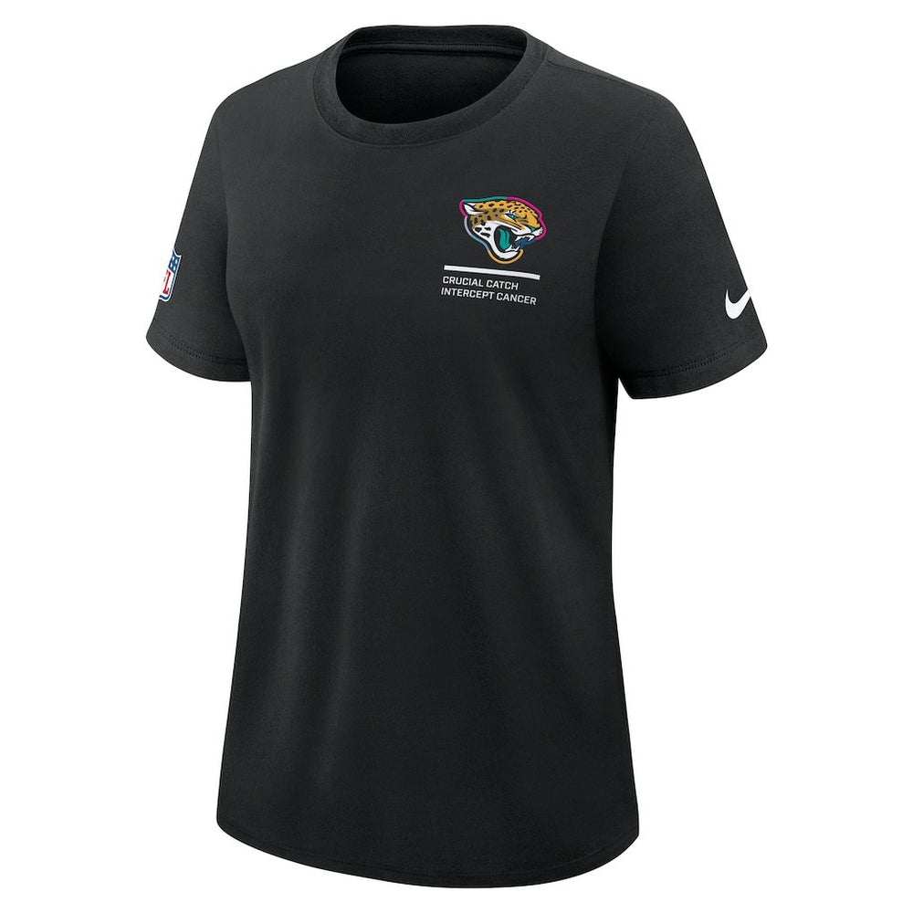 Jacksonville Jaguars Women's 2025 NFL Crucial Catch Tri-Blend Dri-FIT T-Shirt - Black online