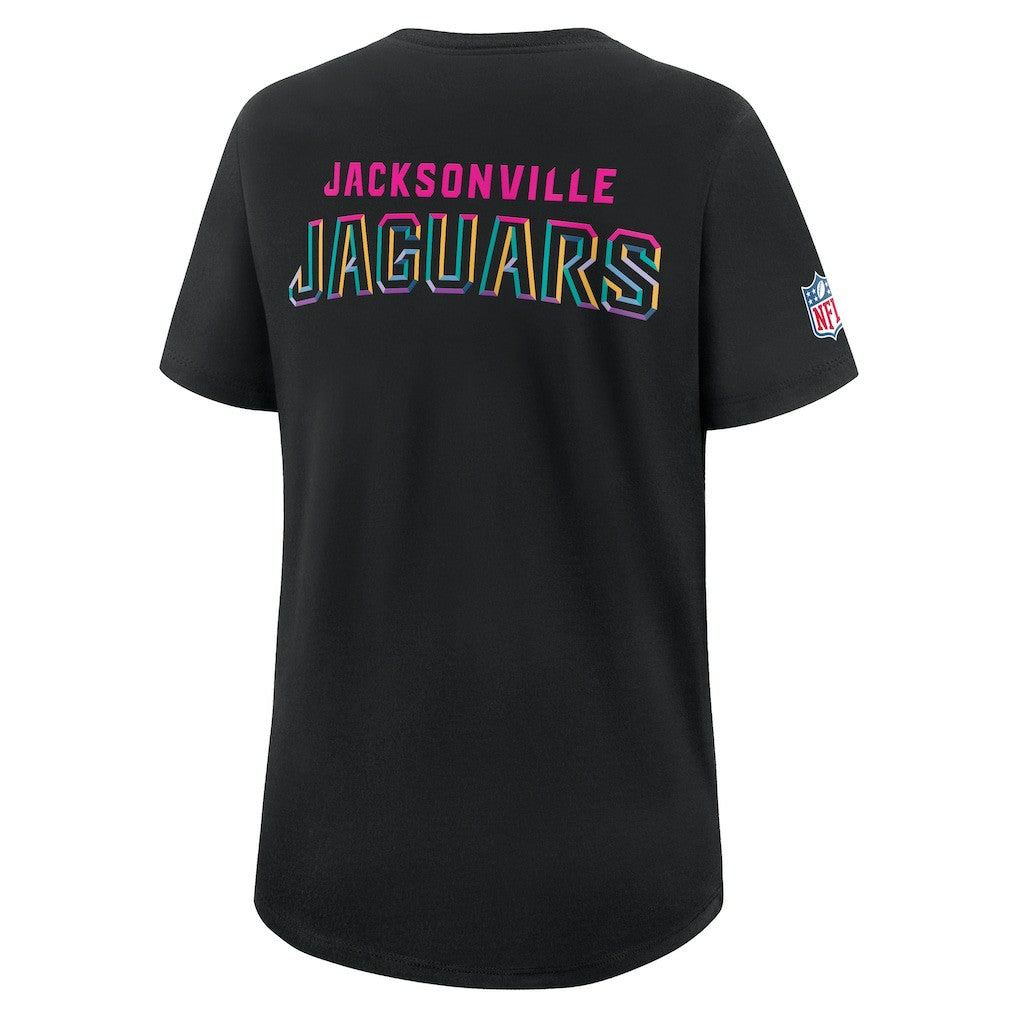 Jacksonville Jaguars Women's 2025 NFL Crucial Catch Tri-Blend Dri-FIT T-Shirt - Black online
