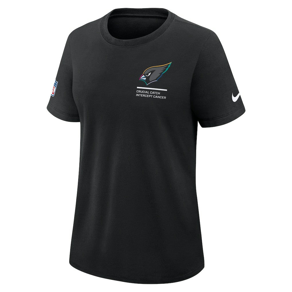 Arizona Cardinals Women's 2025 NFL Crucial Catch Tri-Blend Dri-FIT T-Shirt - Black on sale