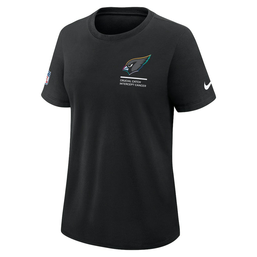 Arizona Cardinals Women's 2025 NFL Crucial Catch Tri-Blend Dri-FIT T-Shirt - Black on sale