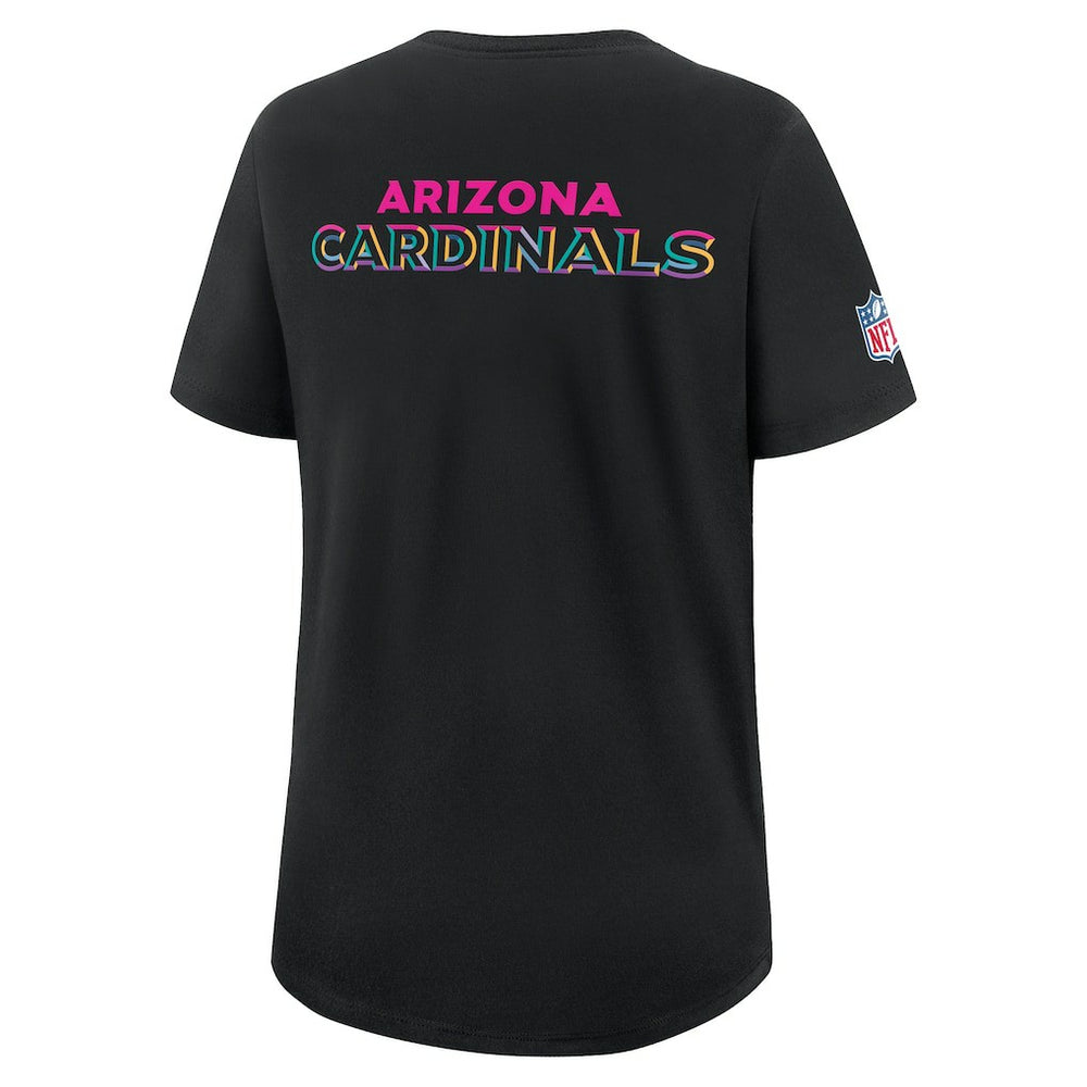 Arizona Cardinals Women's 2025 NFL Crucial Catch Tri-Blend Dri-FIT T-Shirt - Black on sale