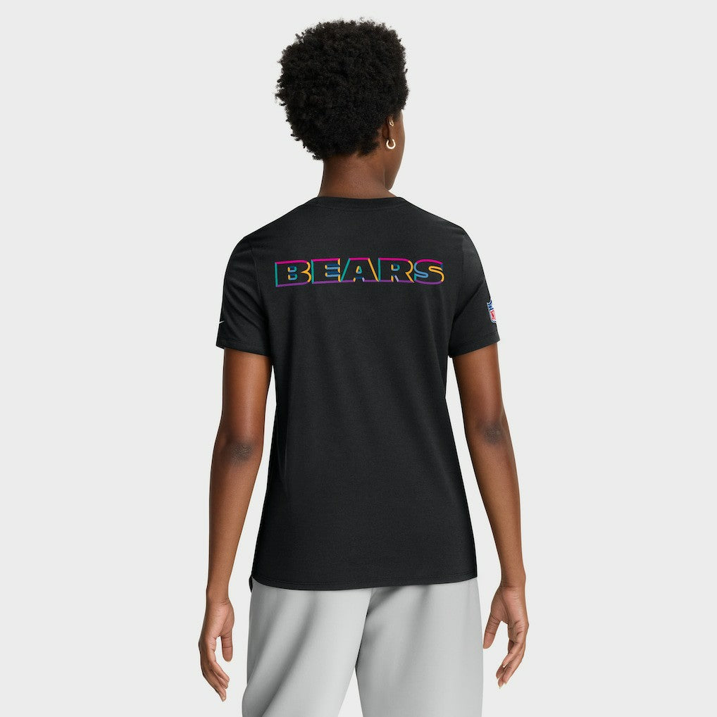 Chicago Bears Women's 2025 NFL Crucial Catch Tri-Blend Dri-FIT T-Shirt - Black online