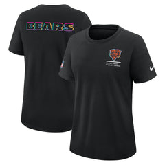 Chicago Bears Women's 2025 NFL Crucial Catch Tri-Blend Dri-FIT T-Shirt - Black online