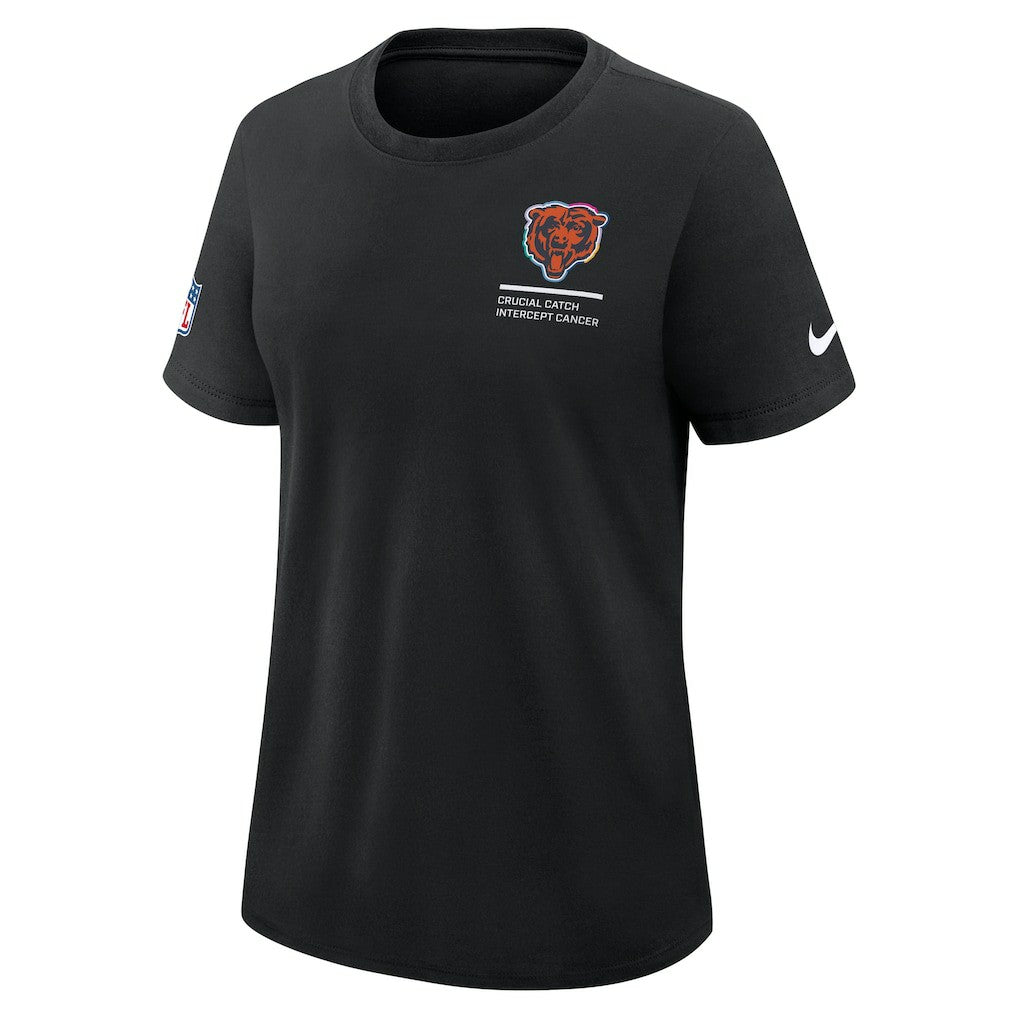 Chicago Bears Women's 2025 NFL Crucial Catch Tri-Blend Dri-FIT T-Shirt - Black online