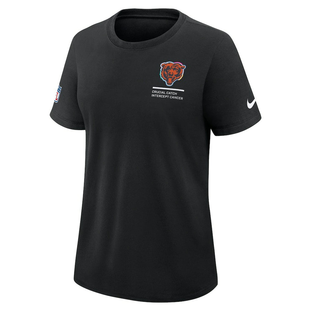 Chicago Bears Women's 2025 NFL Crucial Catch Tri-Blend Dri-FIT T-Shirt - Black online