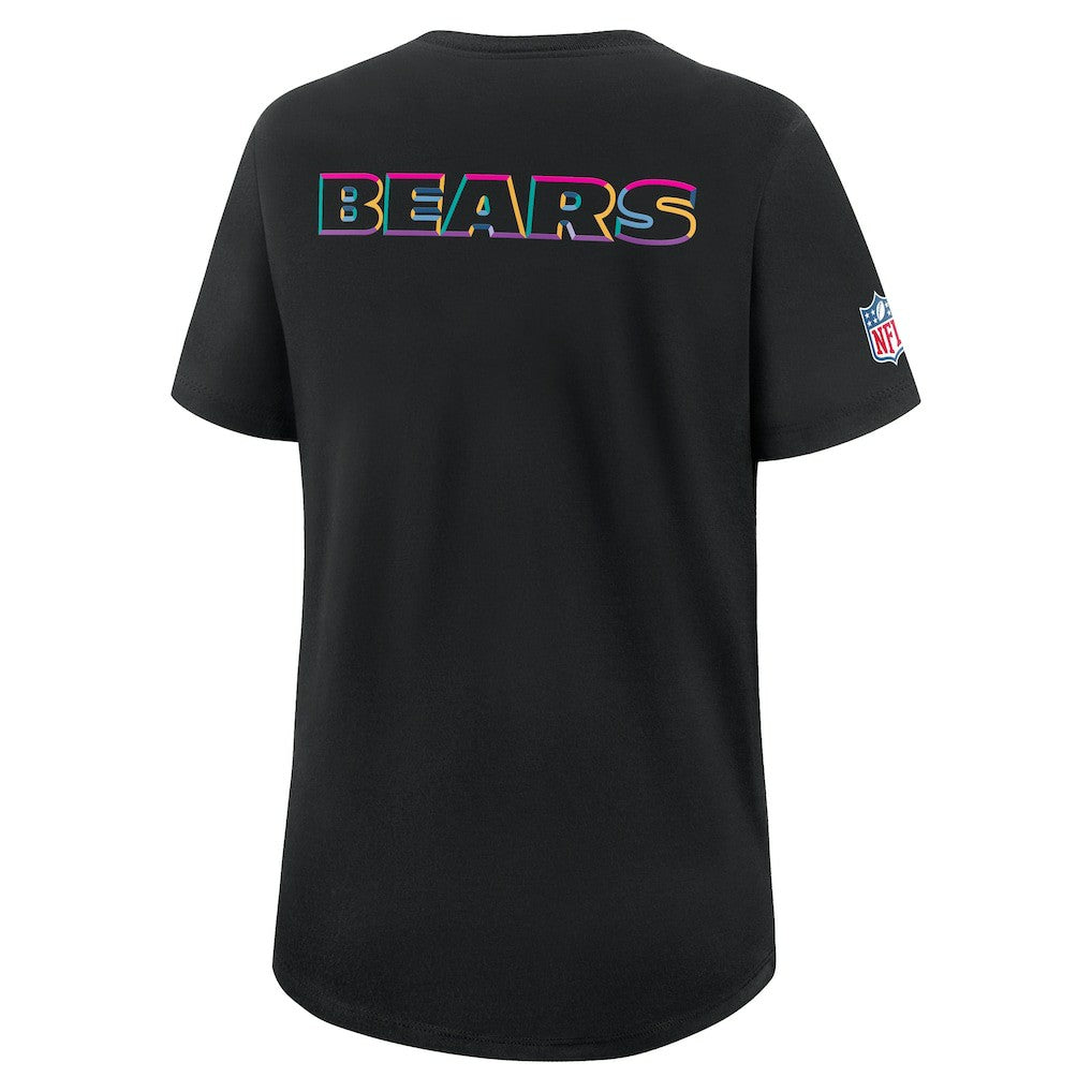 Chicago Bears Women's 2025 NFL Crucial Catch Tri-Blend Dri-FIT T-Shirt - Black online