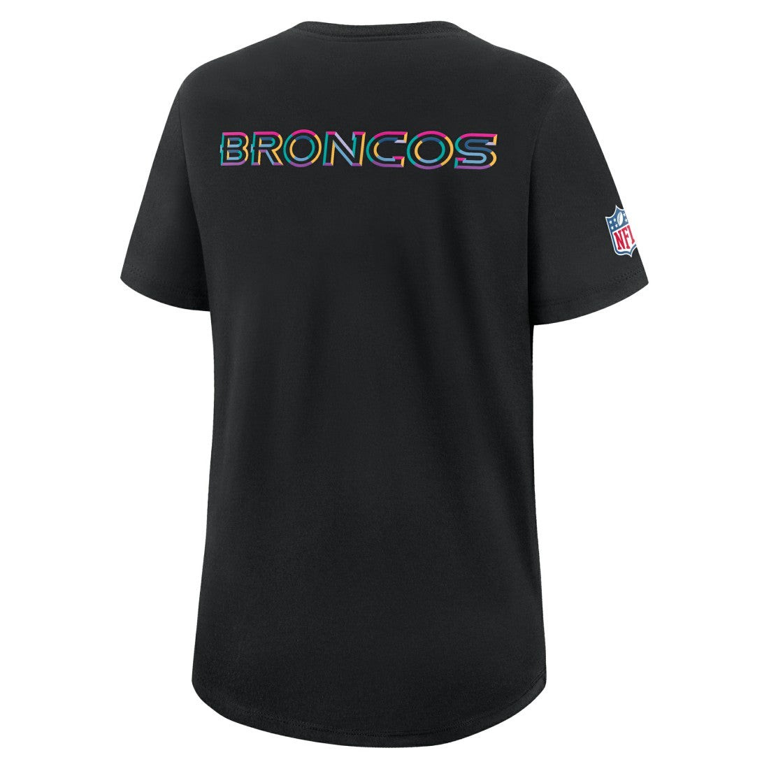 Denver Broncos Women's 2025 NFL Crucial Catch Tri-Blend Dri-FIT T-Shirt - Black on sale